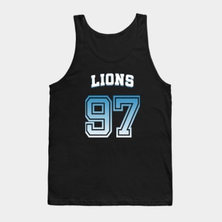 Detroit Lions 97 Tank Top